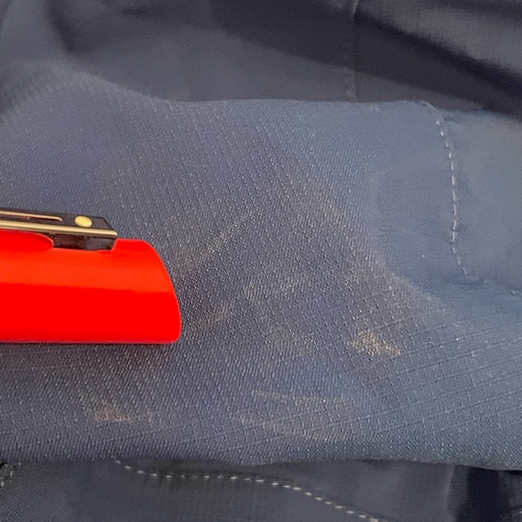 North Face Recco Winter Sports Coat, Mens Medium Blue/Gray Nylon/Polyester, USED - Picture 6 of 8